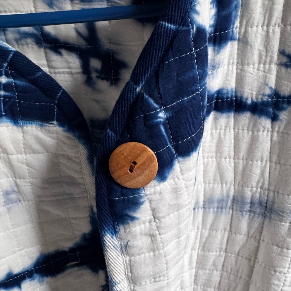 Emerson Fry Navy Tie-Dye Quilted Jacket - Picture 5 of 9